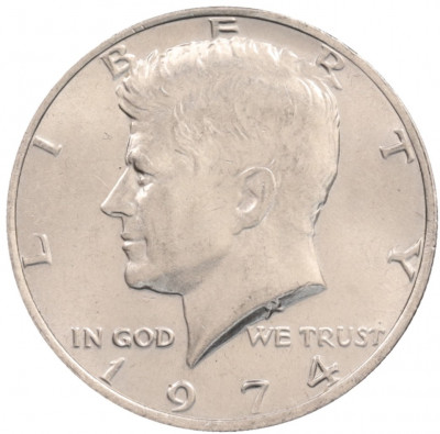 1/2 доллара (50 центов) 1974 года США