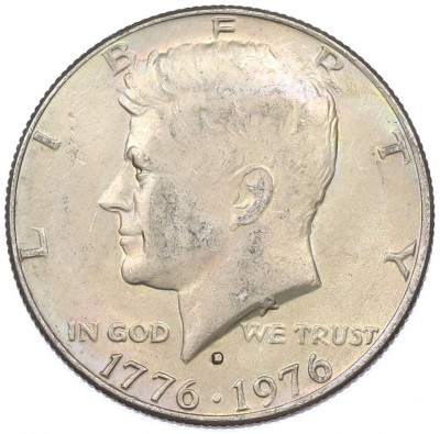 1/2 доллара (50 центов) 1976 года D США «200 лет Независимости»