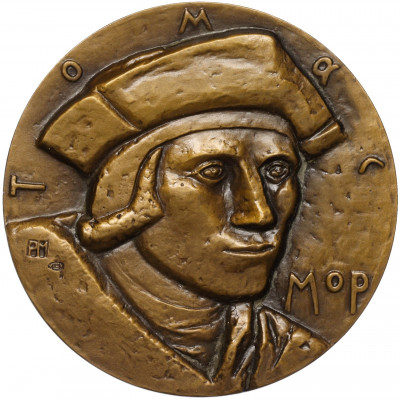Настольная медаль 1981 года ЛМД «Томас Мор»