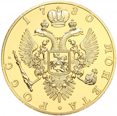 Сувенирная настольная медаль 2008-2009 года «Анна Иоанновна» Великобритания