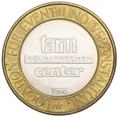 Монетовидный жетон «Tarm Center — 5 tc» 1998 года Германия