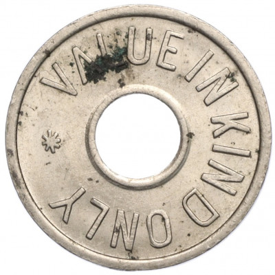 Жетон для игрового автомата Gainesmead 3 пенса Великобритания