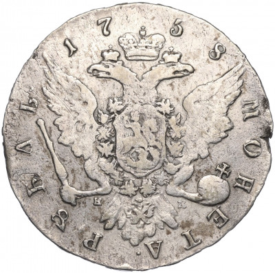 1 рубль 1758 года СПБ ТI НК