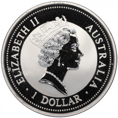 1 доллар 1996 года «Австралийская кукабара» (Belgium Privy Mark)