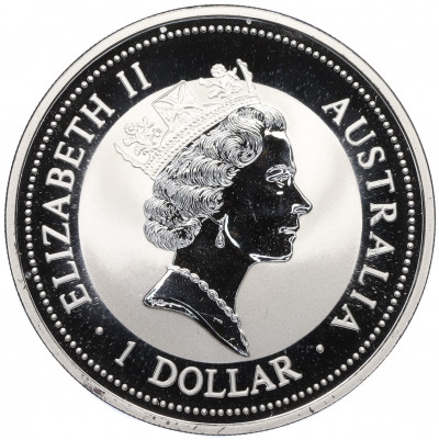 1 доллар 1996 года Австралия «Австралийская кукабара» (France Privy Mark)