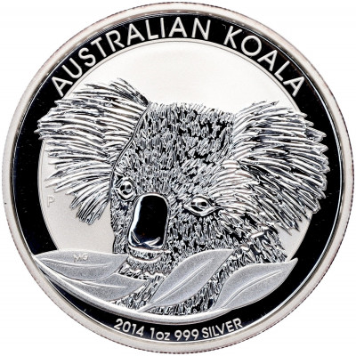 1 доллар 2014 года Австралия «Австралийская коала»