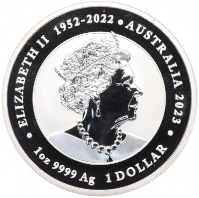 1 доллар 2023 года Австралия «Дракон и карп кои»
