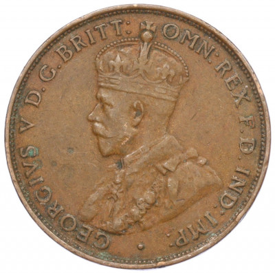 1 пенни 1933 года Австралия