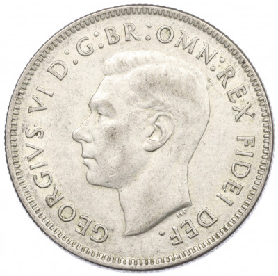 1 флорин 1951 года Австралия «50 лет Федерации»