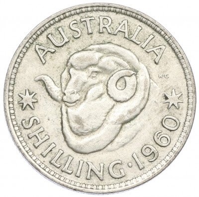 1 шиллинг 1960 года Австралия