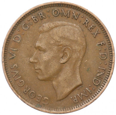 1/2 пенни 1938 года Австралия