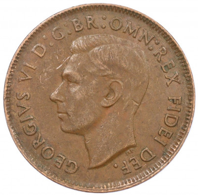 1/2 пенни 1951 года Австралия