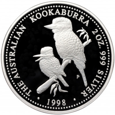 2 доллара 1998 года Австралия «Австралийская Кукабара»