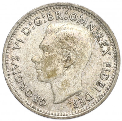 3 пенса 1951 года PL Австралия