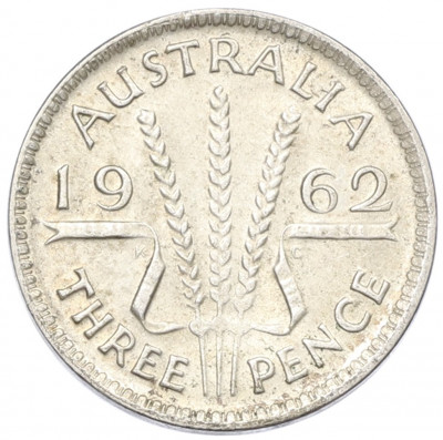 3 пенса 1962 года Австралия