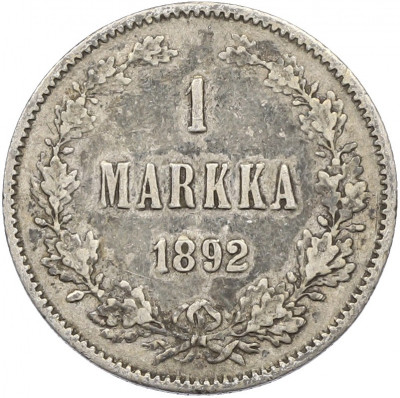 1 марка 1892 года Русская Финляндия