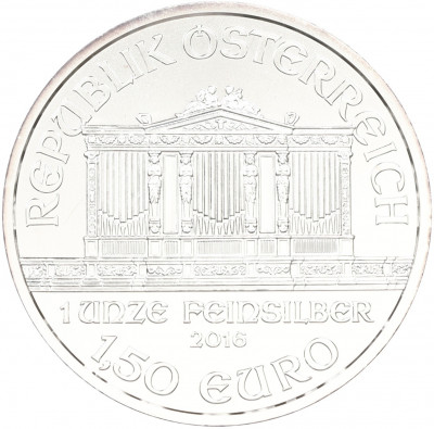 1.50 евро 2016 года Австрия «Венская филармония»