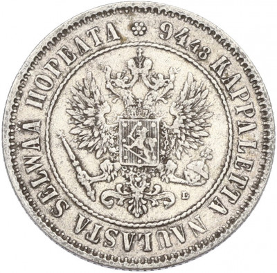 1 марка 1893 года Русская Финляндия
