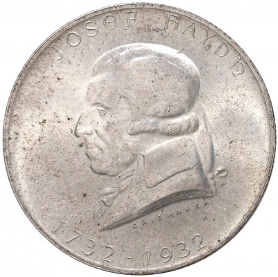 2 шиллинга 1932 года Австрия «200 лет со дня рождения Йозефа Гайдна»