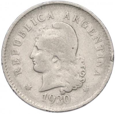 10 сентаво 1930 года Аргентина