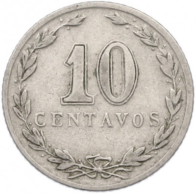 10 сентаво 1939 года Аргентина