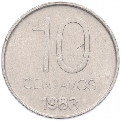 10 сентаво 1983 года Аргентина