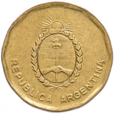 10 сентаво 1987 года Аргентина
