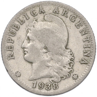 20 сентаво 1938 года Аргентина