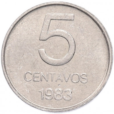 5 сентаво 1983 года Аргентина