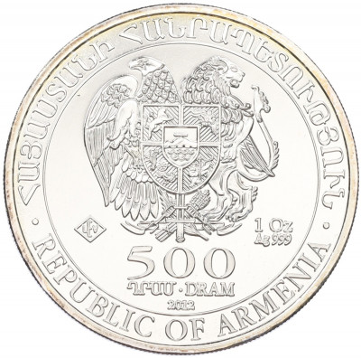 500 драм 2012 года Армения «Ноев ковчег»
