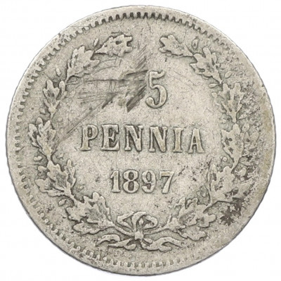 25 пенни 1897 года Русская Финляндия