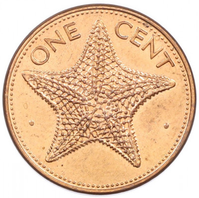 1 цент 2001 года Багамские острова