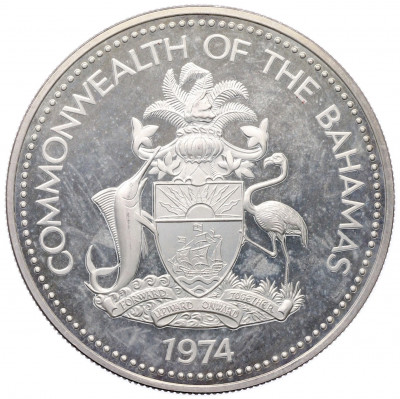 2 доллара 1974 года Багамские острова