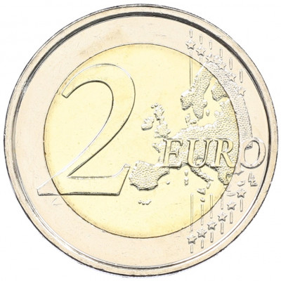 2 евро 2015 года Бельгия «30 лет флагу Европейского союза»