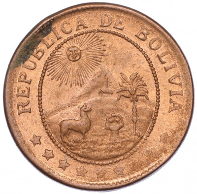 50 сентаво 1942 года Боливия