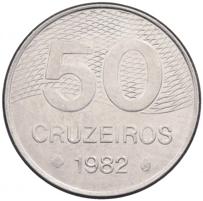 50 крузейро 1982 года Бразилия