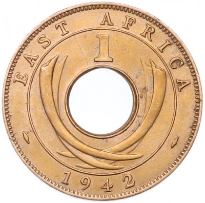 1 цент 1942 года Британская Восточная Африка