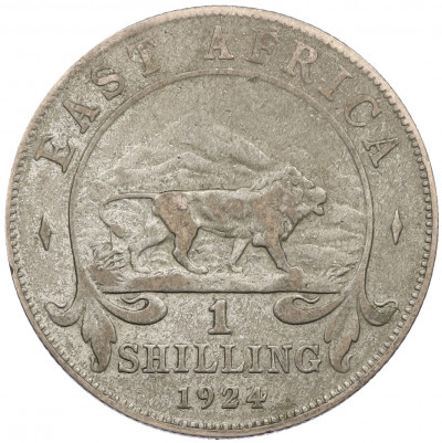 1 шиллинг 1924 года Британская Восточная Африка