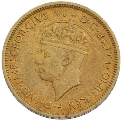 1 шиллинг 1939 года Британская Западная Африка