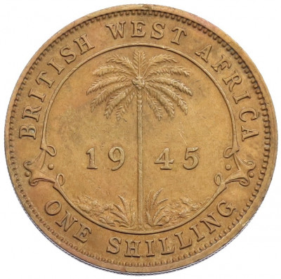 1 шиллинг 1945 года Н Британская Западная Африка