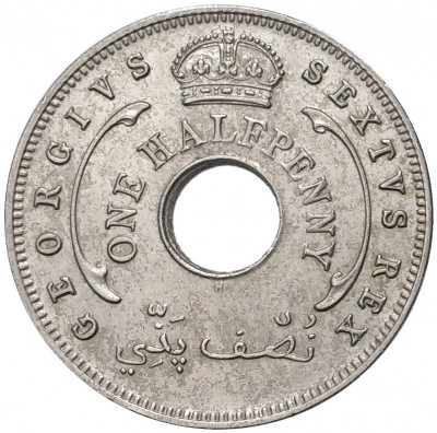 1/2 пенни 1949 года Н Британская Западная Африка