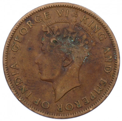 1 цент 1937 года Британский Гондурас