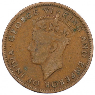 1 цент 1942 года Британский Гондурас