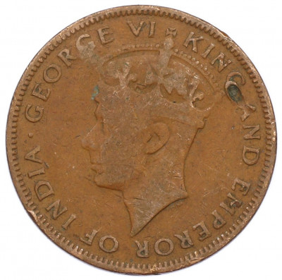 1 цент 1944 года Британский Гондурас