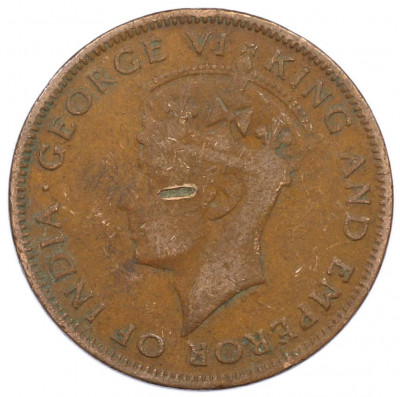 1 цент 1945 года Британский Гондурас