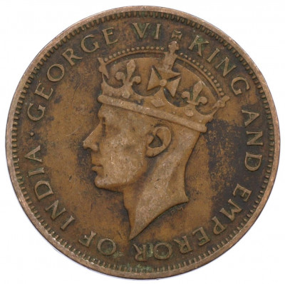 1 цент 1947 года Британский Гондурас