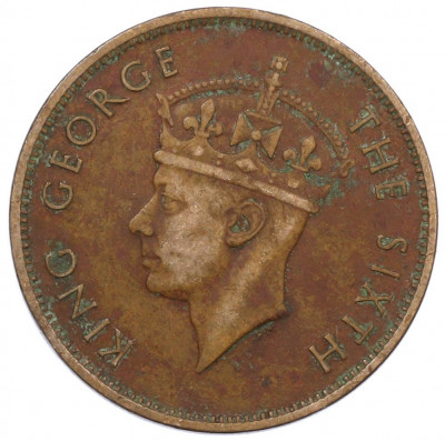 1 цент 1950 года Британский Гондурас