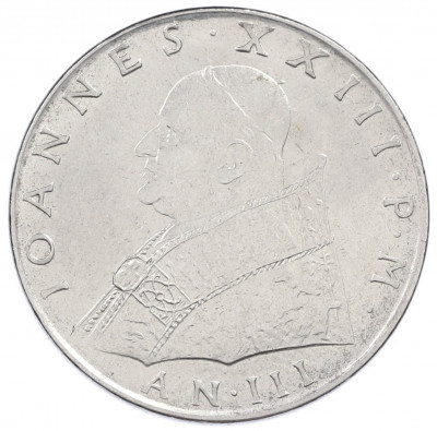 100 лир 1961 года Ватикан