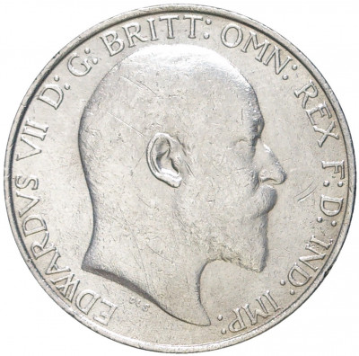 1 флорин (2 шиллинга) 1909 года Великобритания