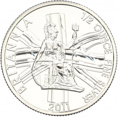 1 фунт 2011 года Великобритания «Британия»